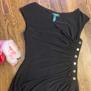 Ralph Lauren stretchy V-neck LBD